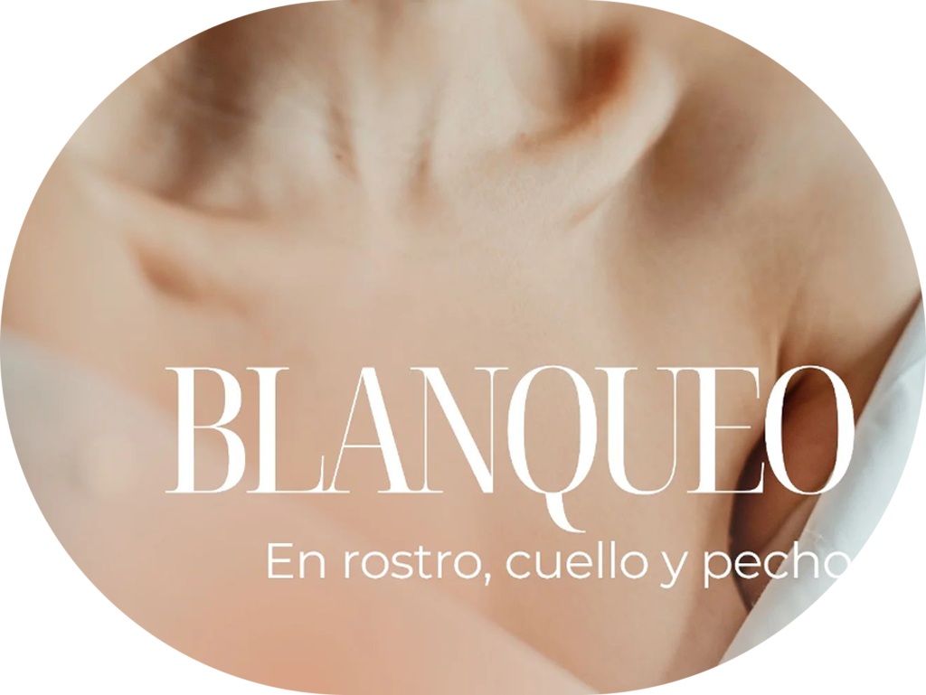 Blanqueo en rostro y cuello